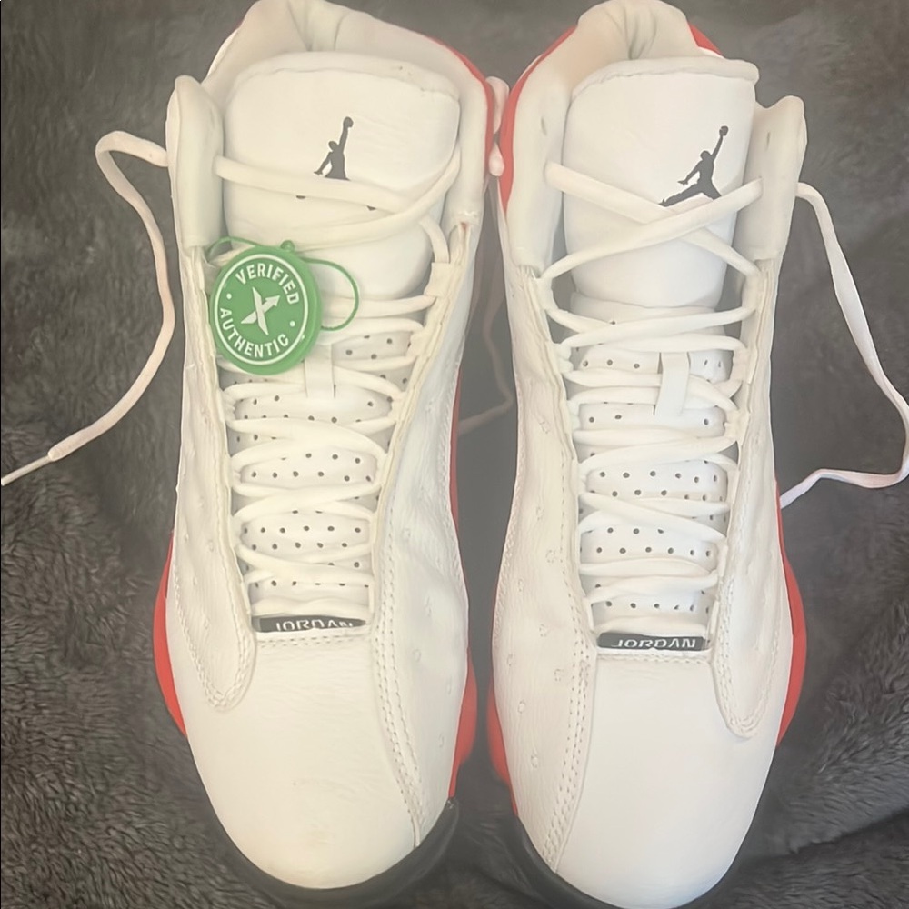 Nike Jordan 13 Retro OG Chicago (2017) Athletic Shoes - White and Red